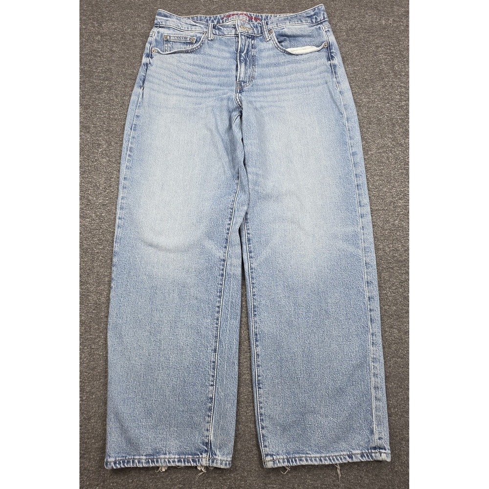 Women's Lucky Brand "The Baggy" WideLeg Straight 10/30A Denim Jeans Style#136336